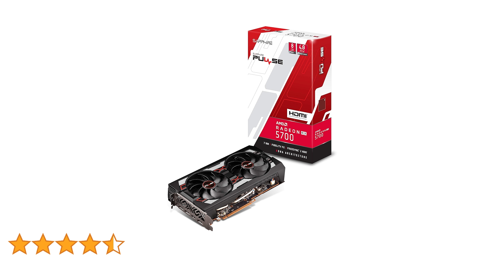 Sapphire Pulse RX5700 8GB グラフィックボード SAPPHIRE PULSE RADEON RX 5700 8G | SAPPHIRE グラフィック